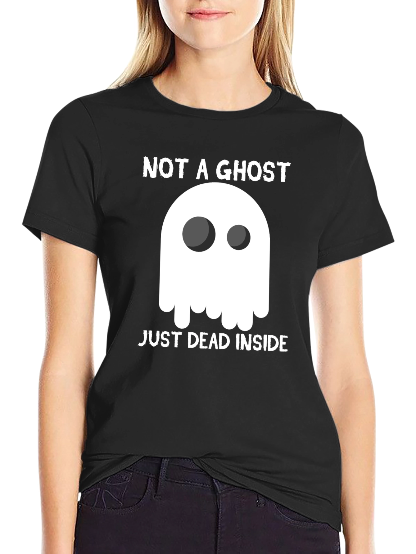 Not A Ghost Just Dead Inside Graphic T-Shirt