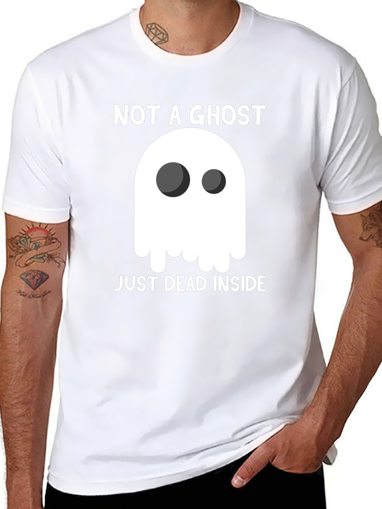 Not A Ghost Just Dead Inside Graphic T-Shirt