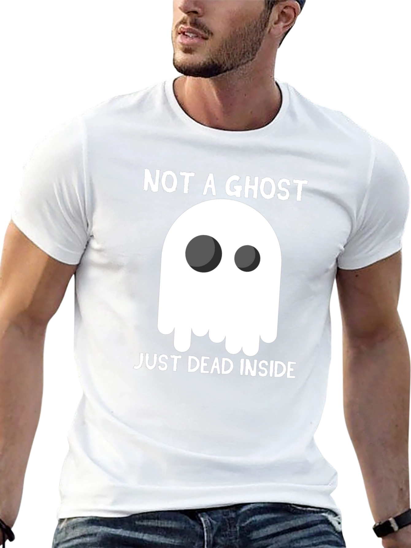 Not A Ghost Just Dead Inside Graphic T-Shirt