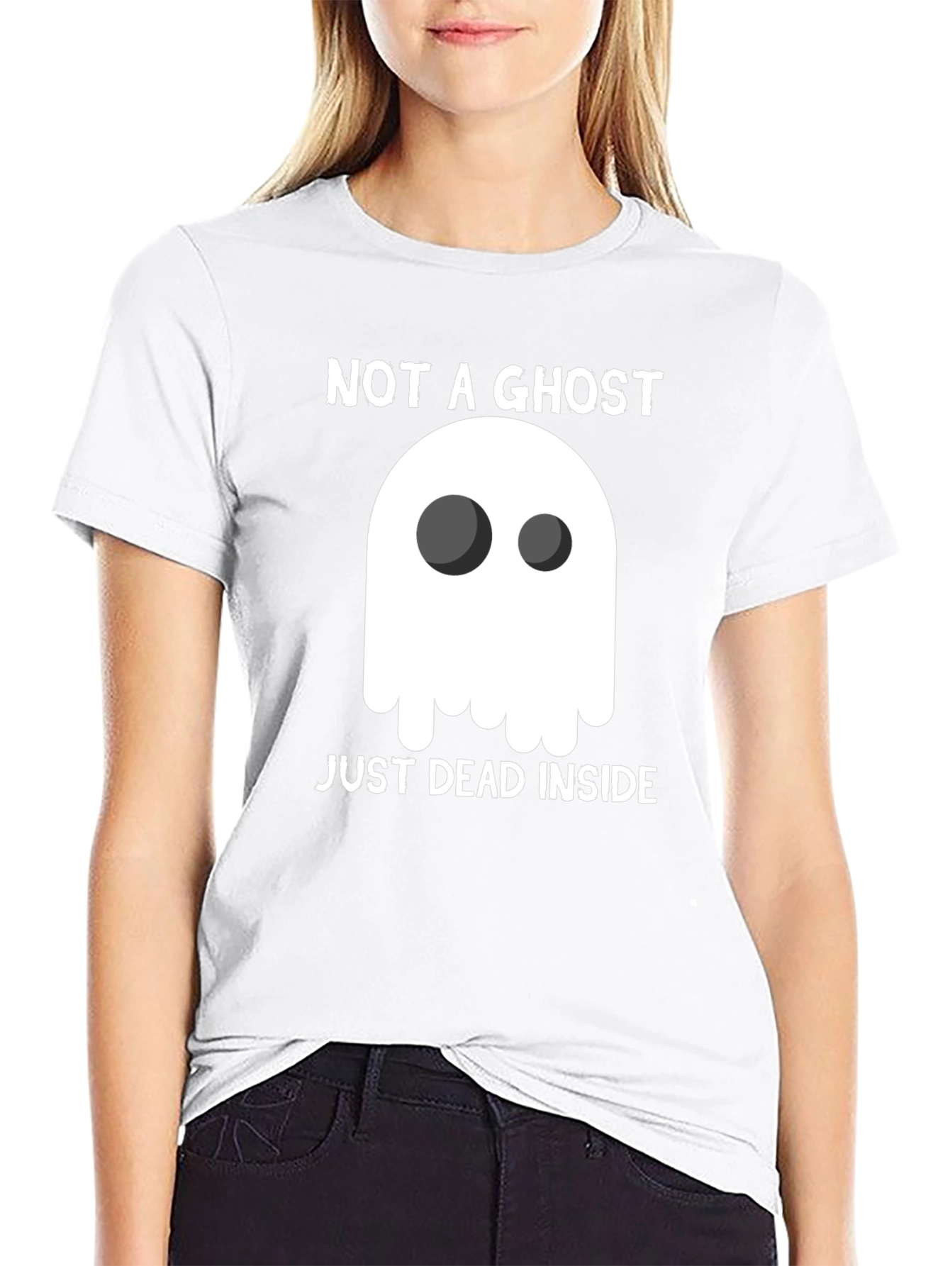 Not A Ghost Just Dead Inside Graphic T-Shirt