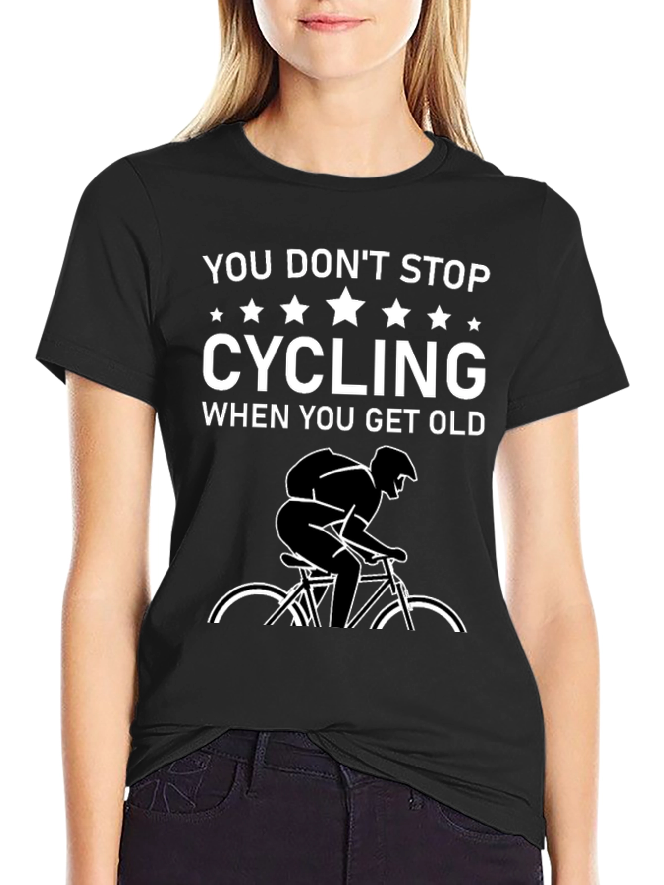 Cycling T-Shirt - You Dont Stop Cycling