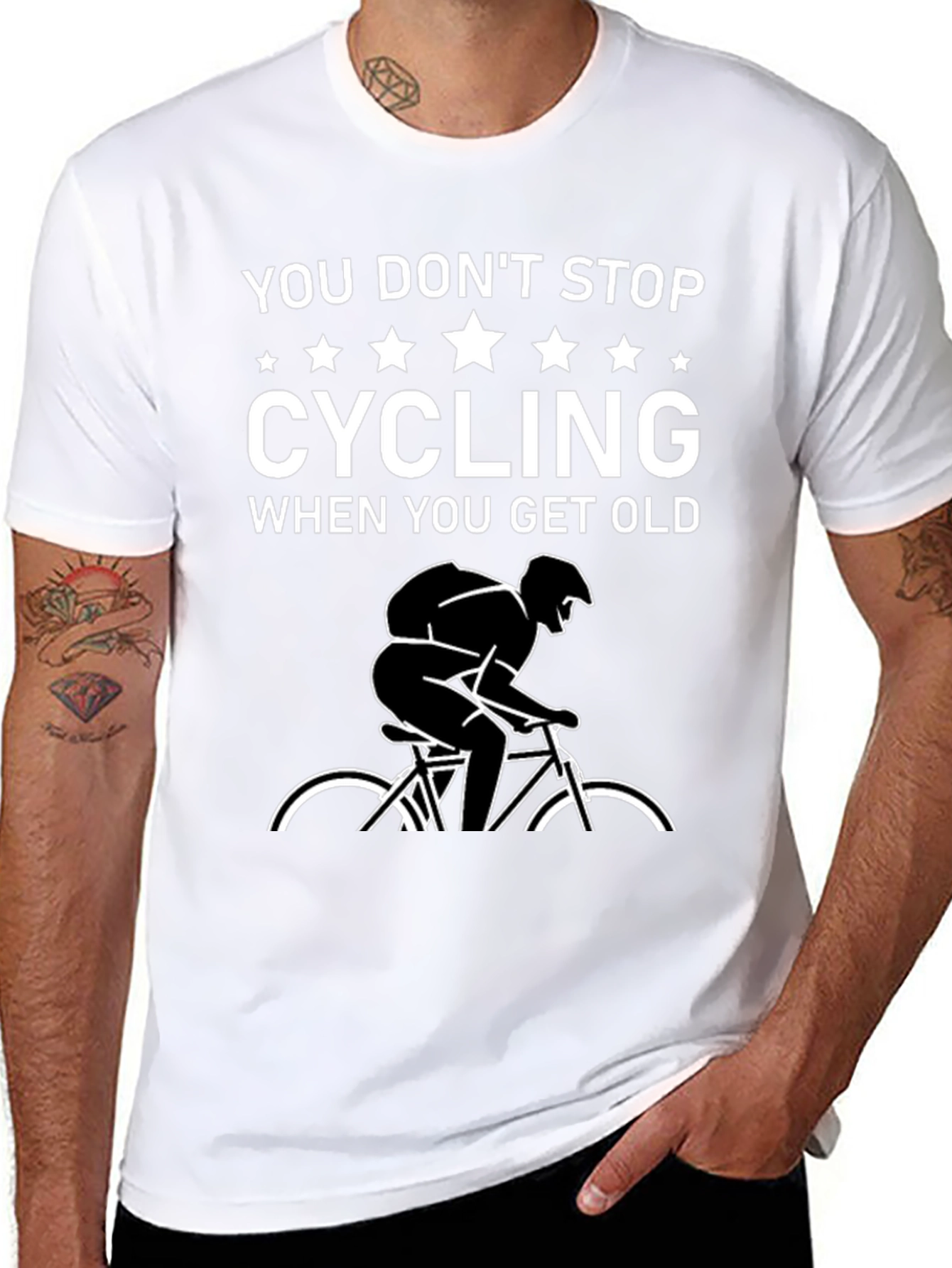Cycling T-Shirt - You Dont Stop Cycling