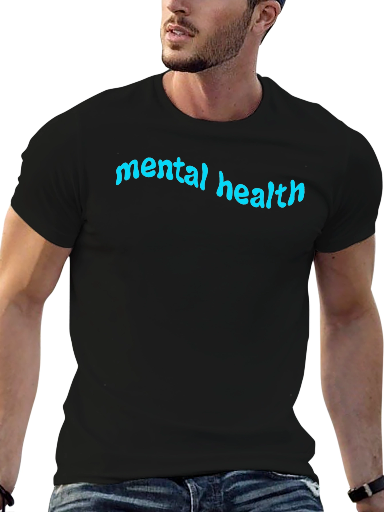Mental Health Awareness Tee - Black