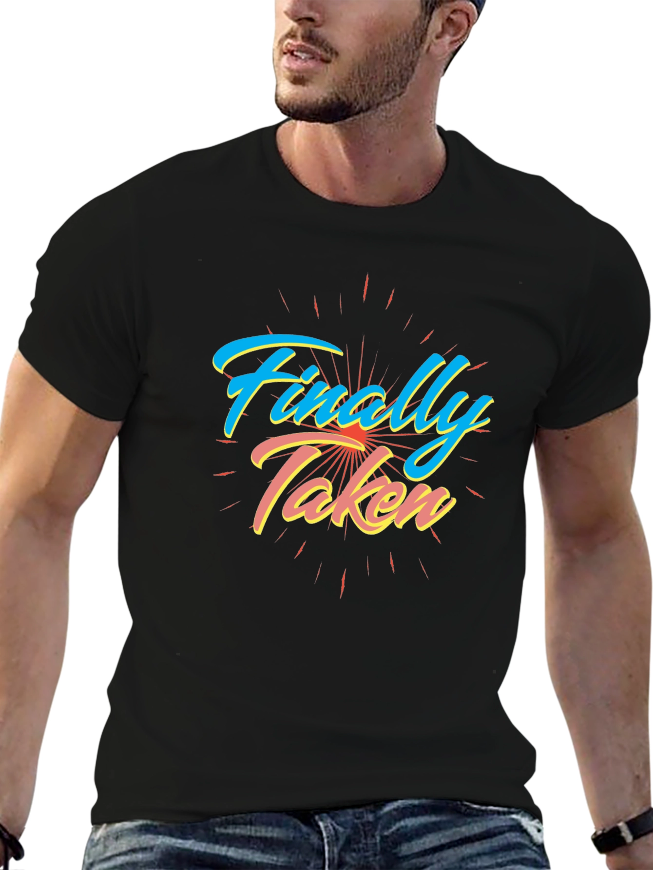 Finally Taken Graphic Tee - Black