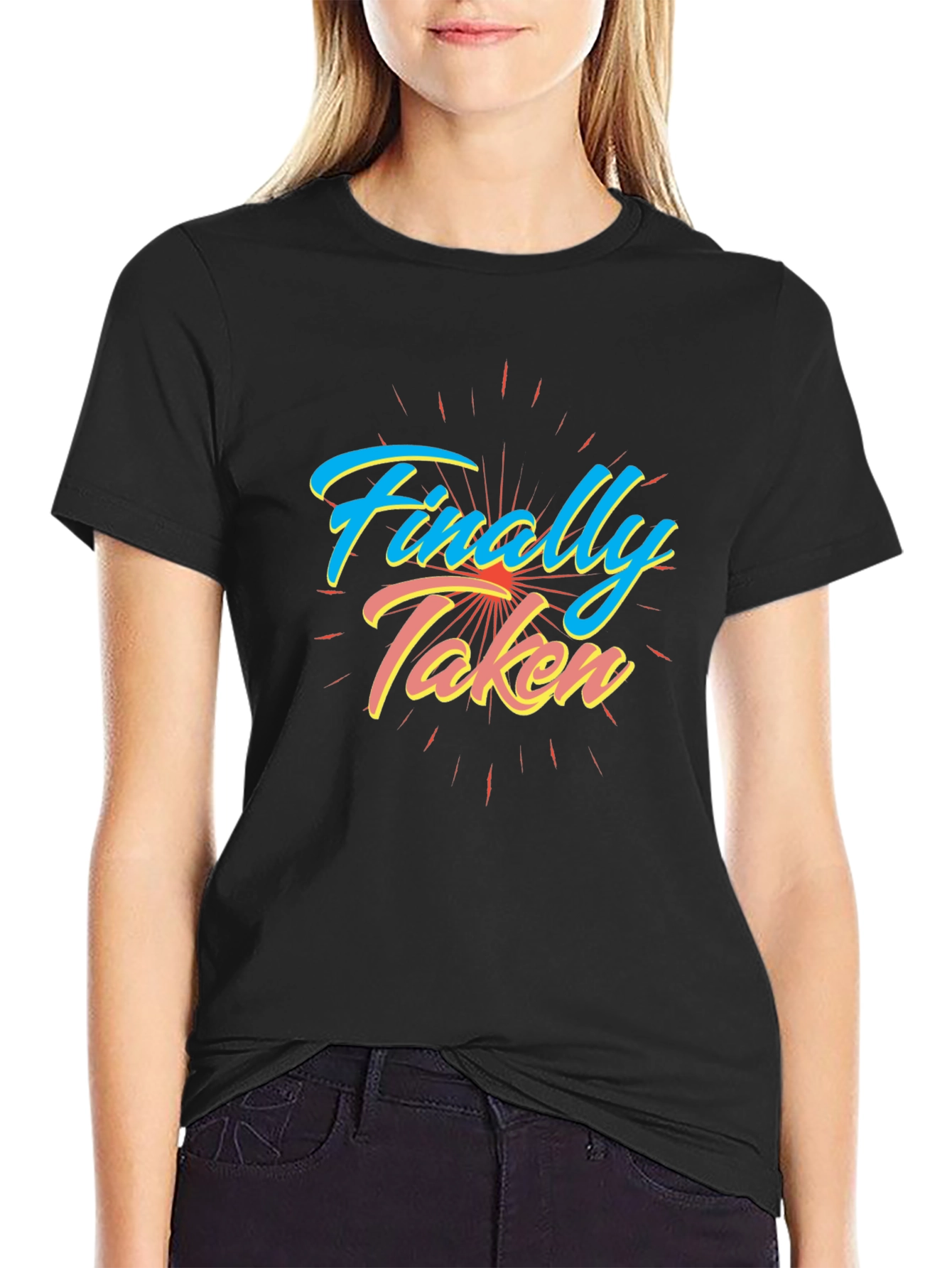 Finally Taken Graphic Tee - Black