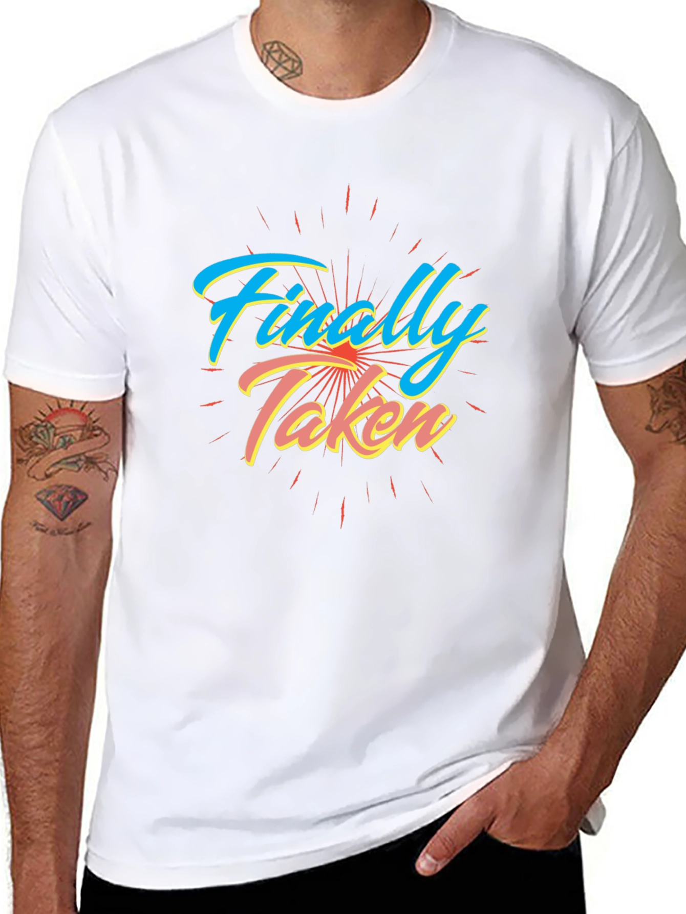 Finally Taken Graphic Tee - Black