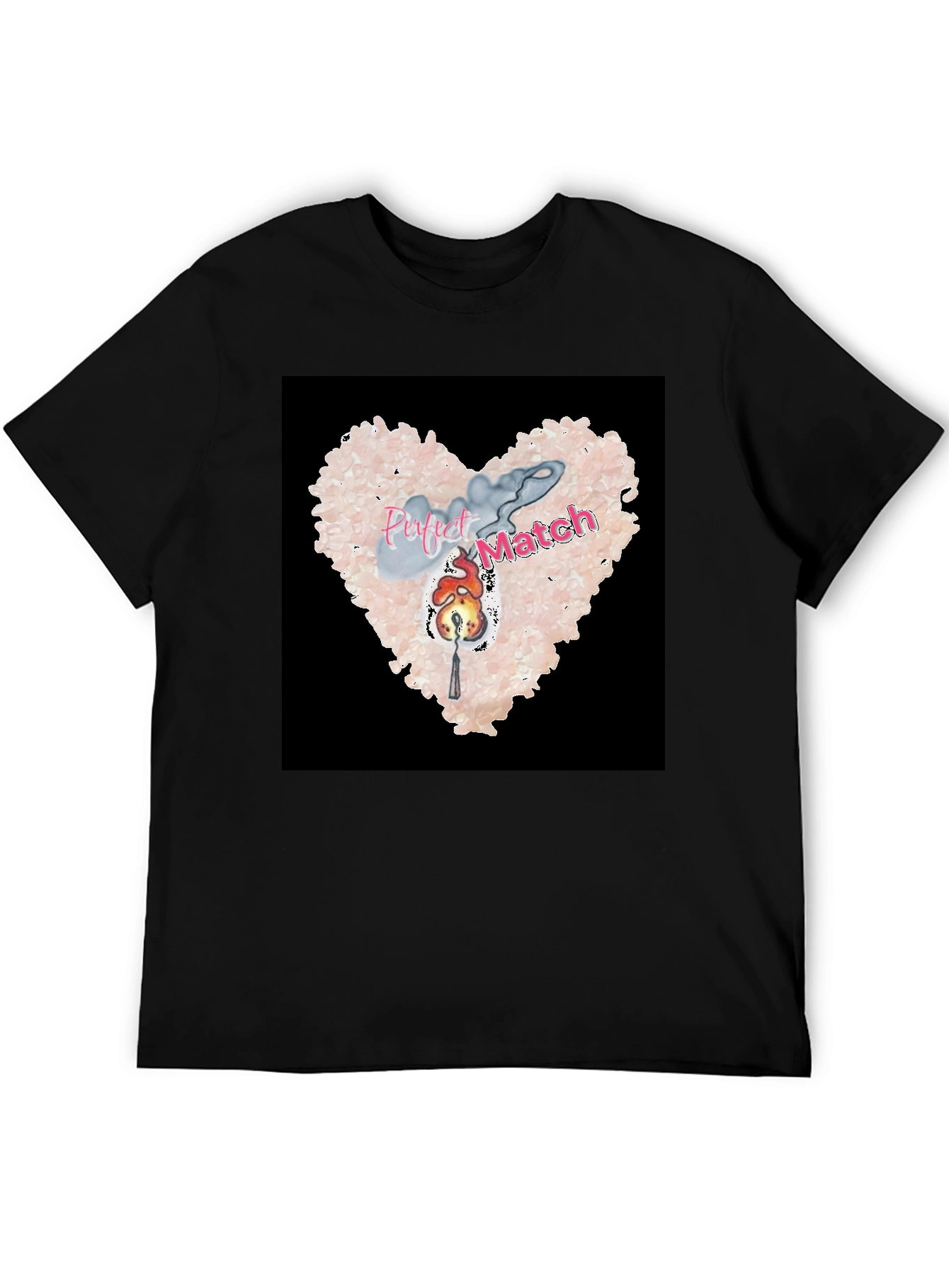 Perfect Match Heart Graphic T-Shirt
