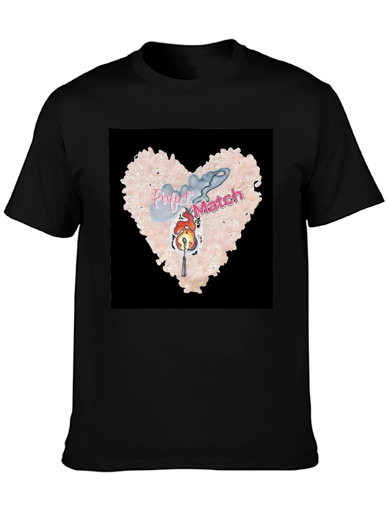 Perfect Match Heart Graphic T-Shirt