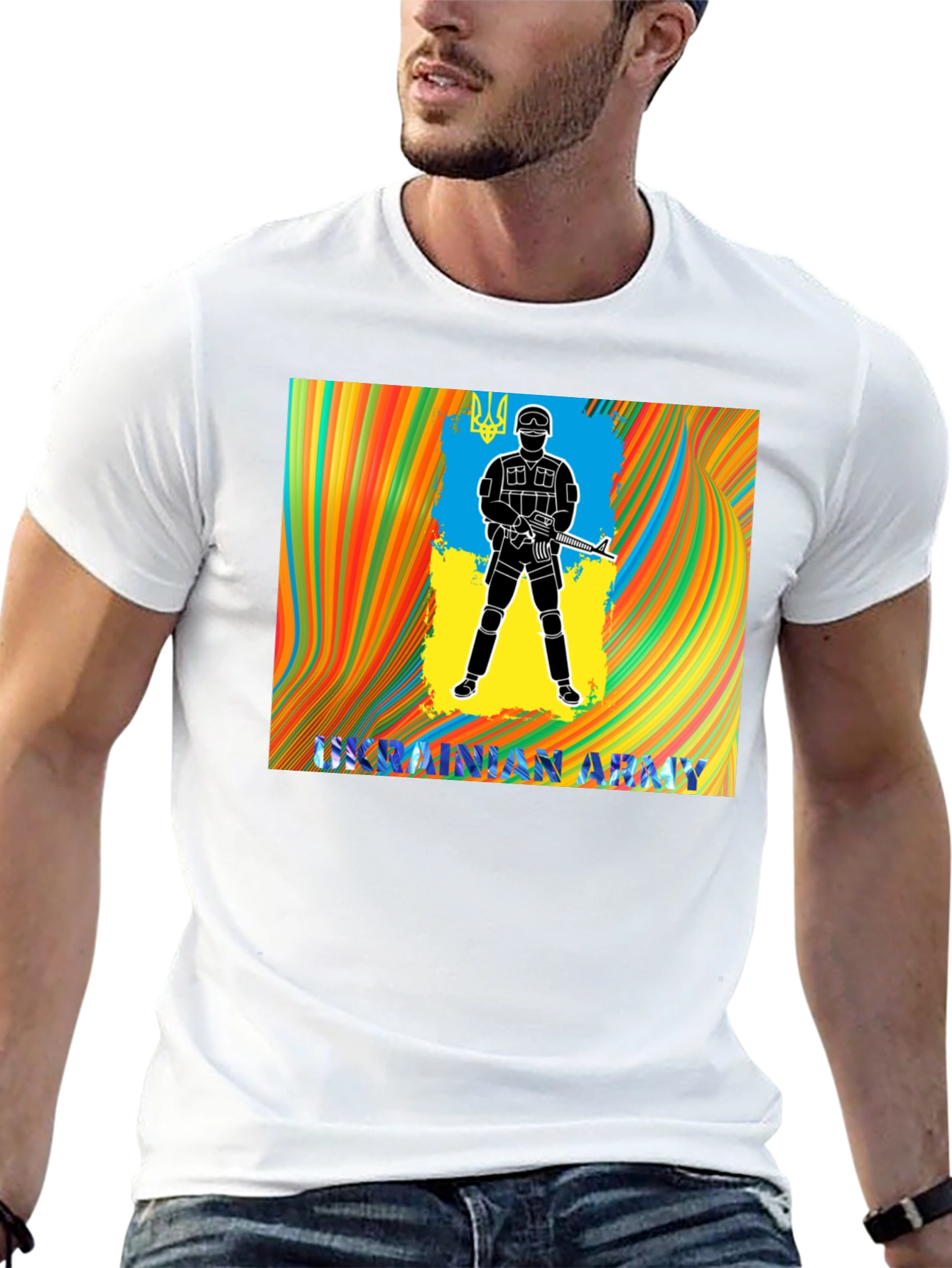 Ukraine Army T-Shirt - Patriotic Design
