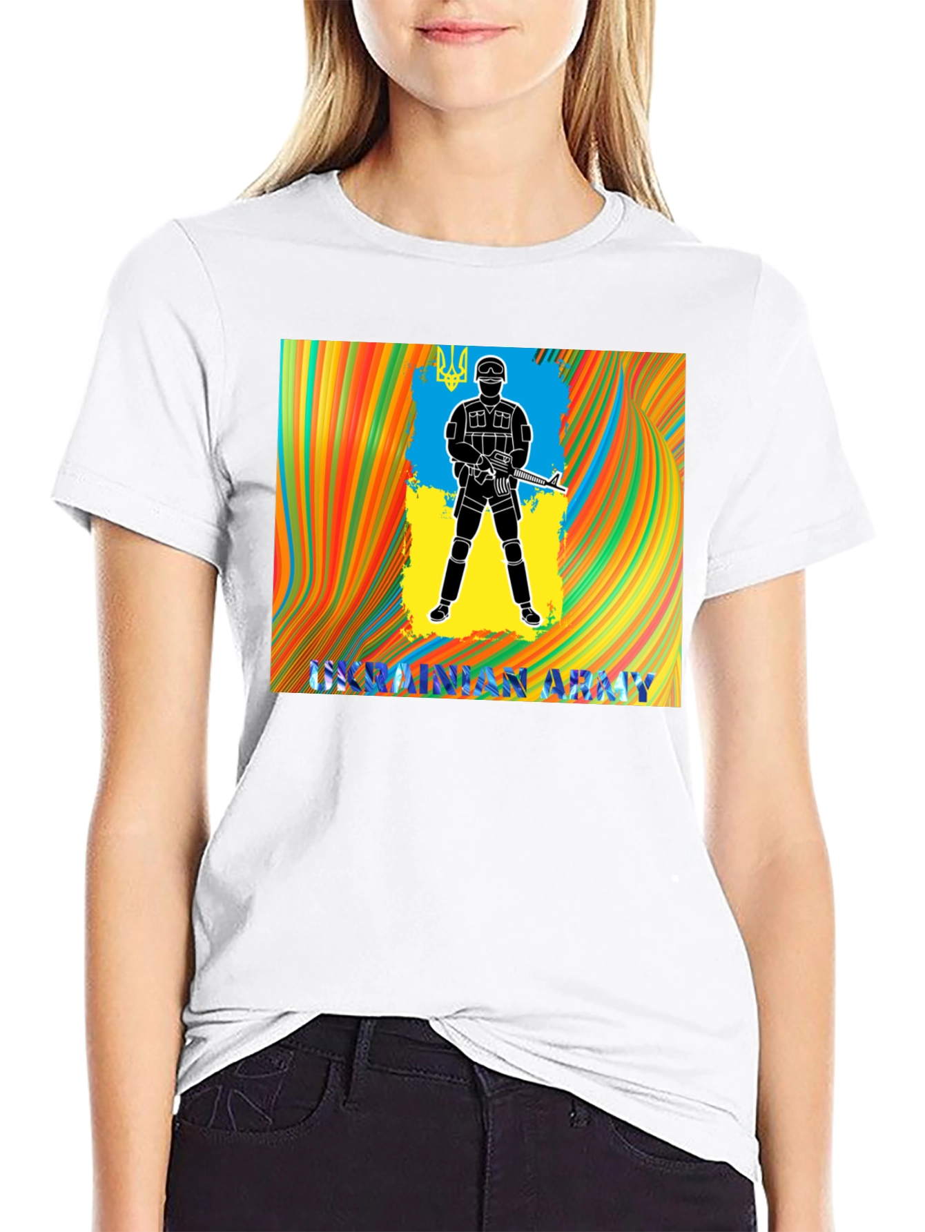 Ukraine Army T-Shirt - Patriotic Design