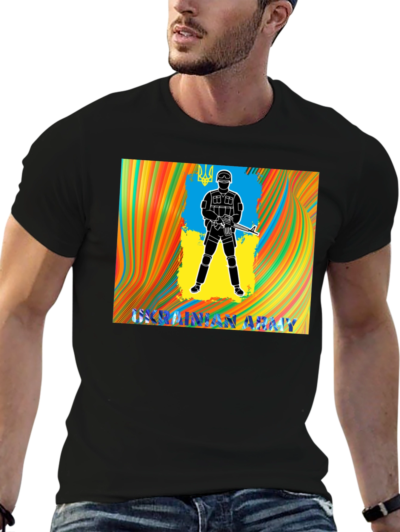 Ukraine Army T-Shirt - Patriotic Design