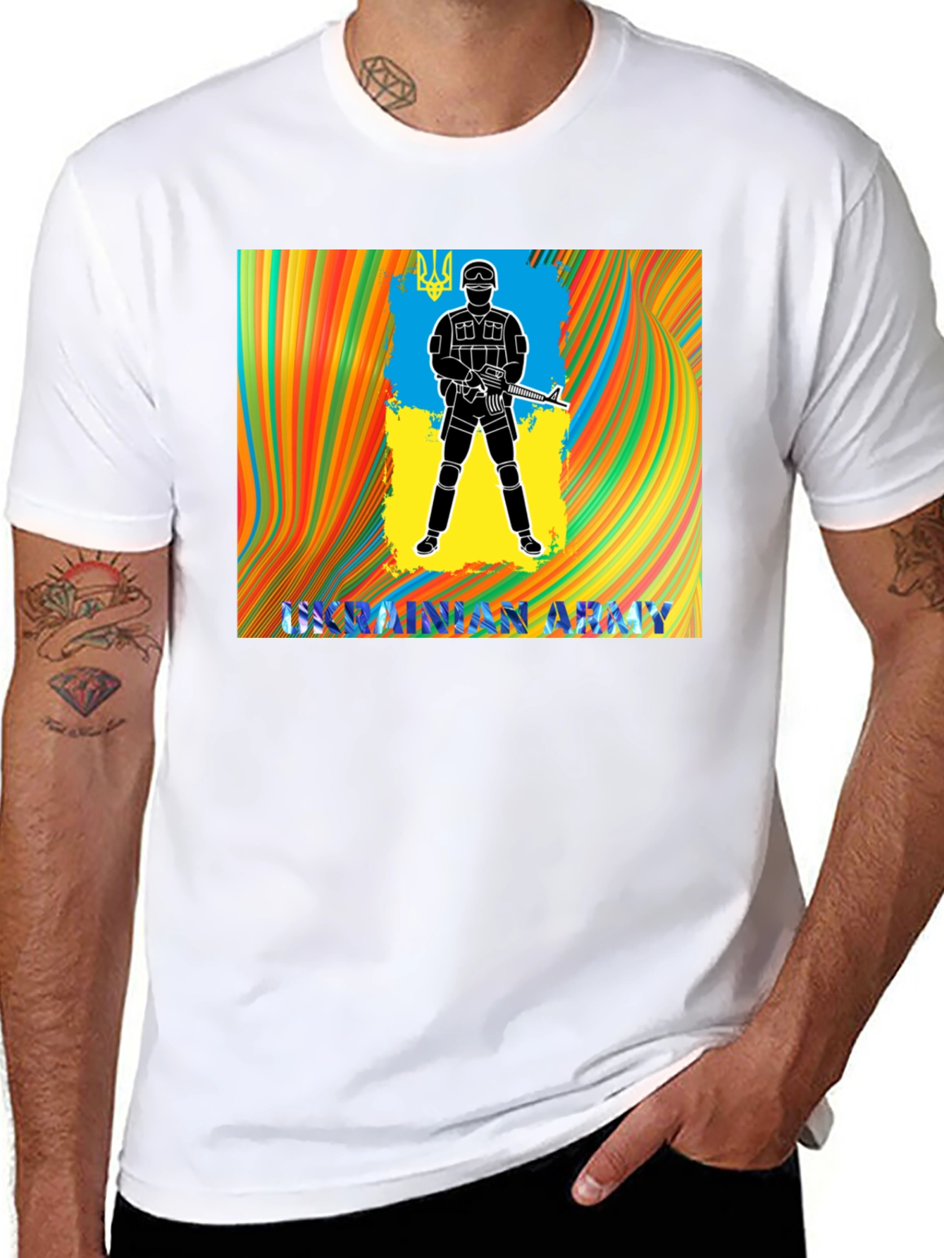 Ukraine Army T-Shirt - Patriotic Design