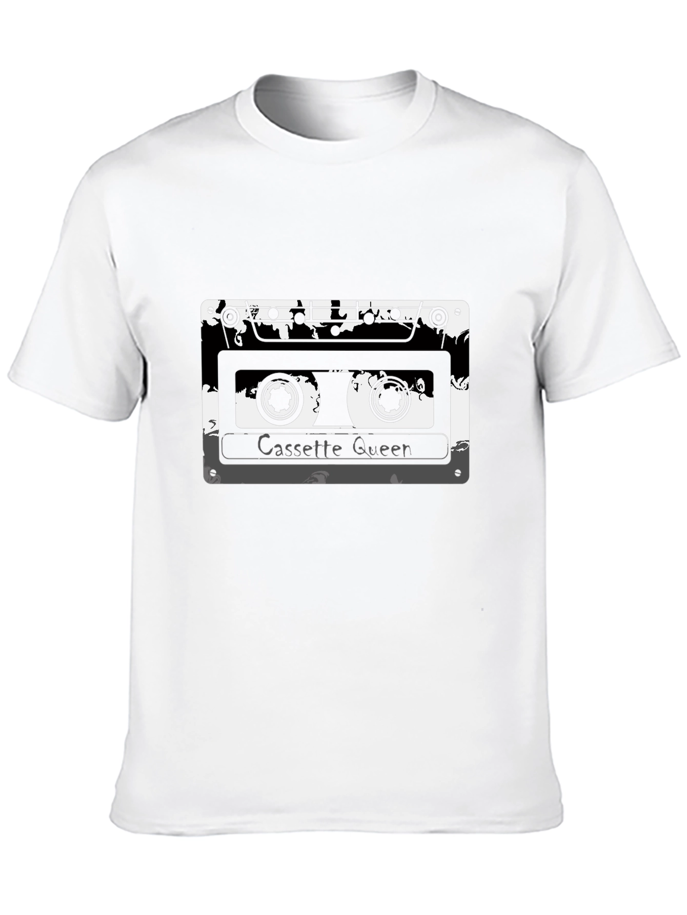 Cassette Queen Graphic Tee - Retro Style