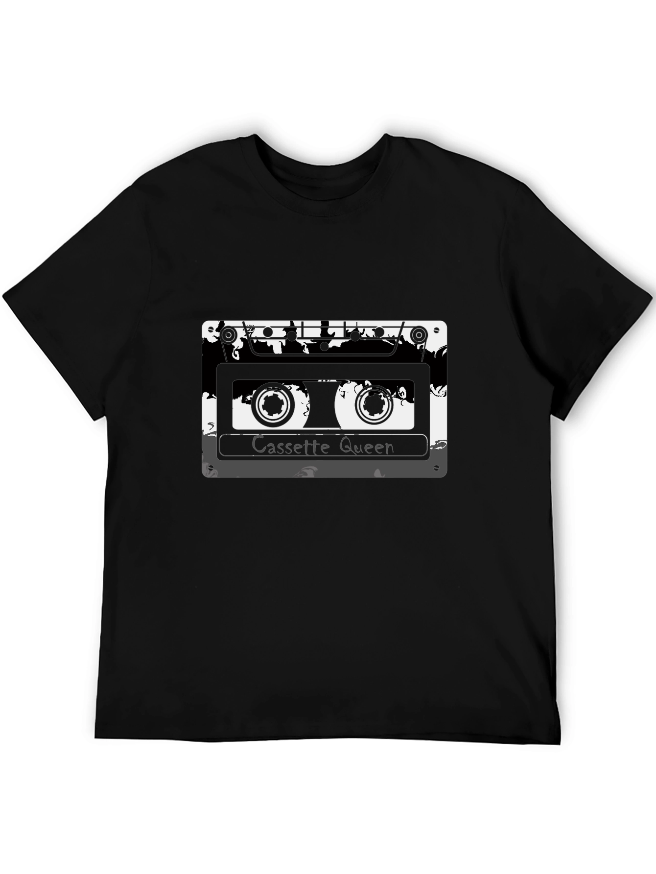 Cassette Queen Graphic Tee - Retro Style