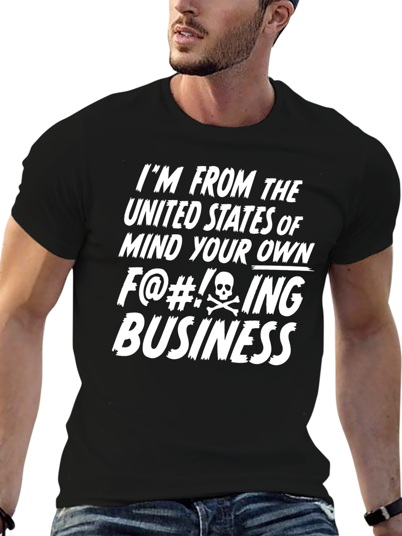 Mind Your Own Business Funny Novelty T-Shirt