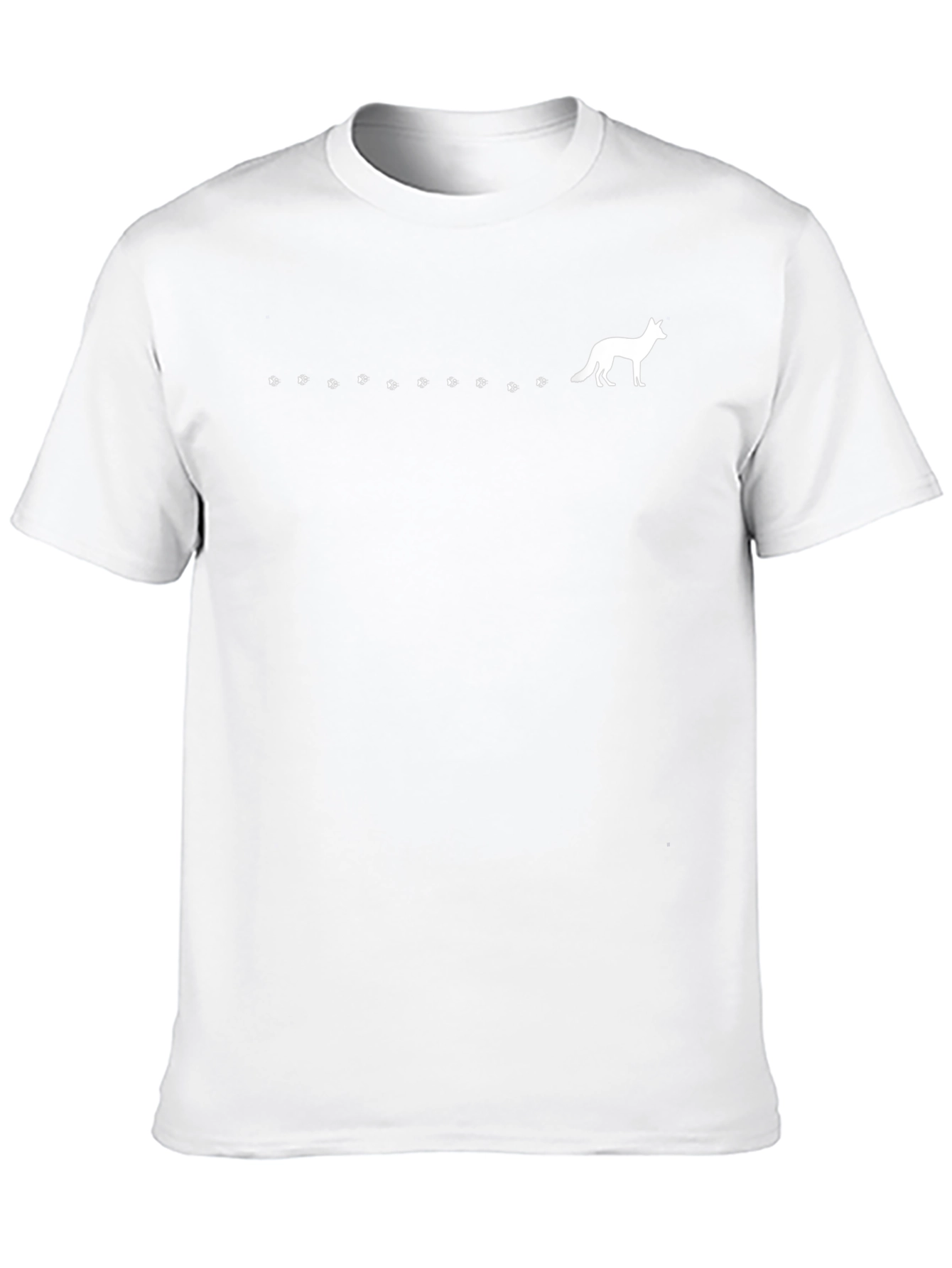Fox Track T-Shirt - Stylish Animal Print