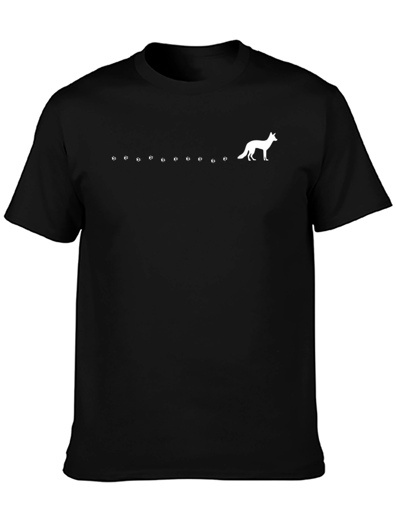 Fox Track T-Shirt - Stylish Animal Print