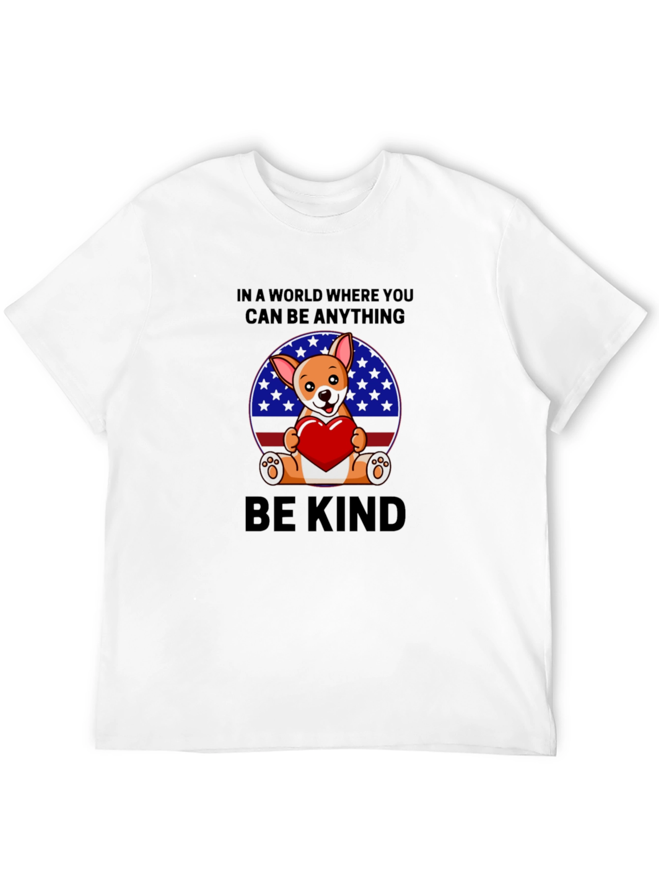 Be Kind T-Shirt - Dog with Heart