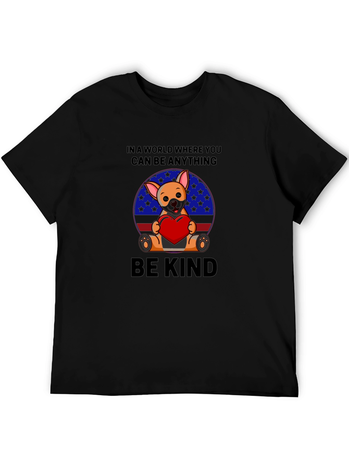 Be Kind T-Shirt - Dog with Heart