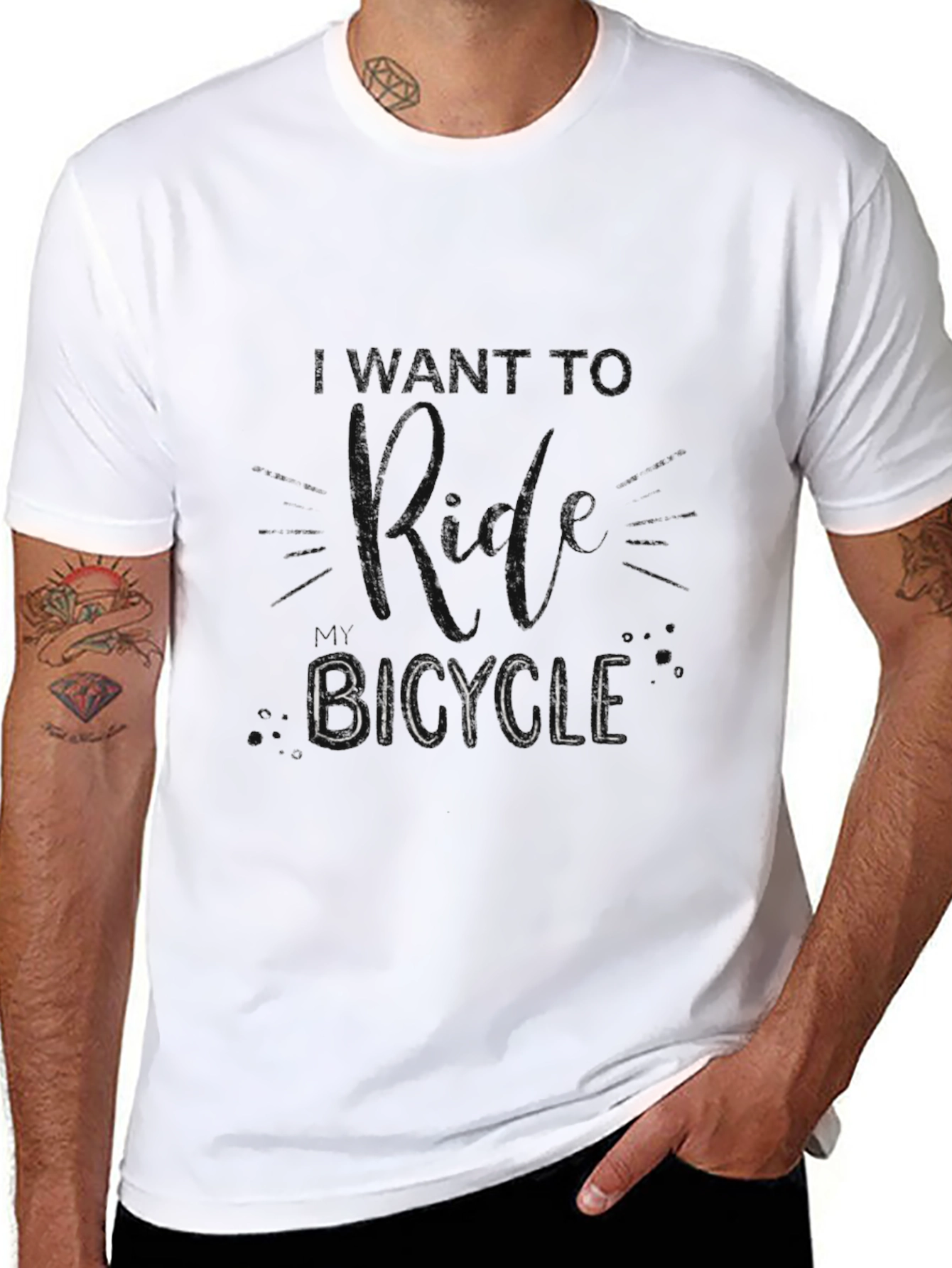 Ride Bicycle Black T-Shirt