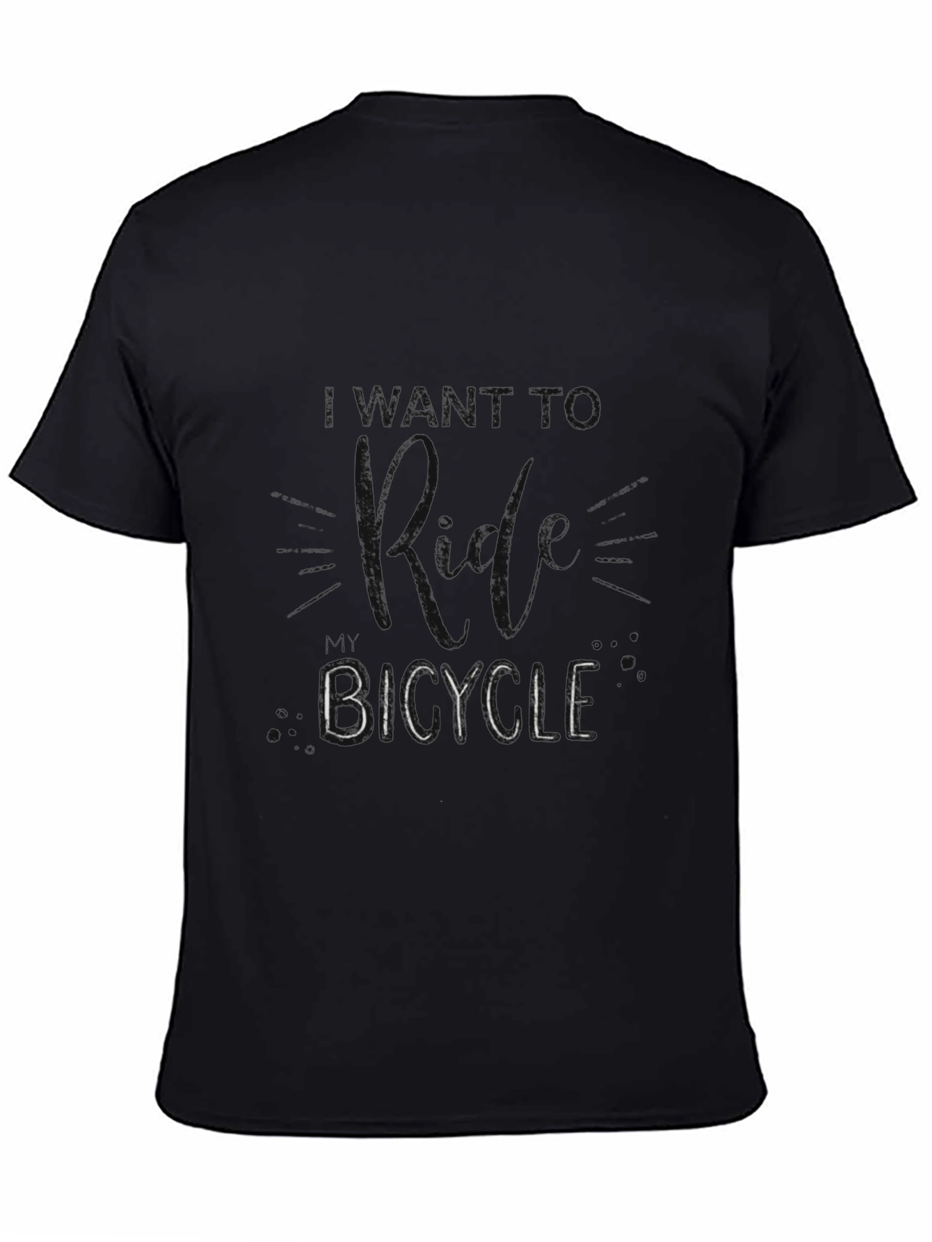 Ride Bicycle Black T-Shirt
