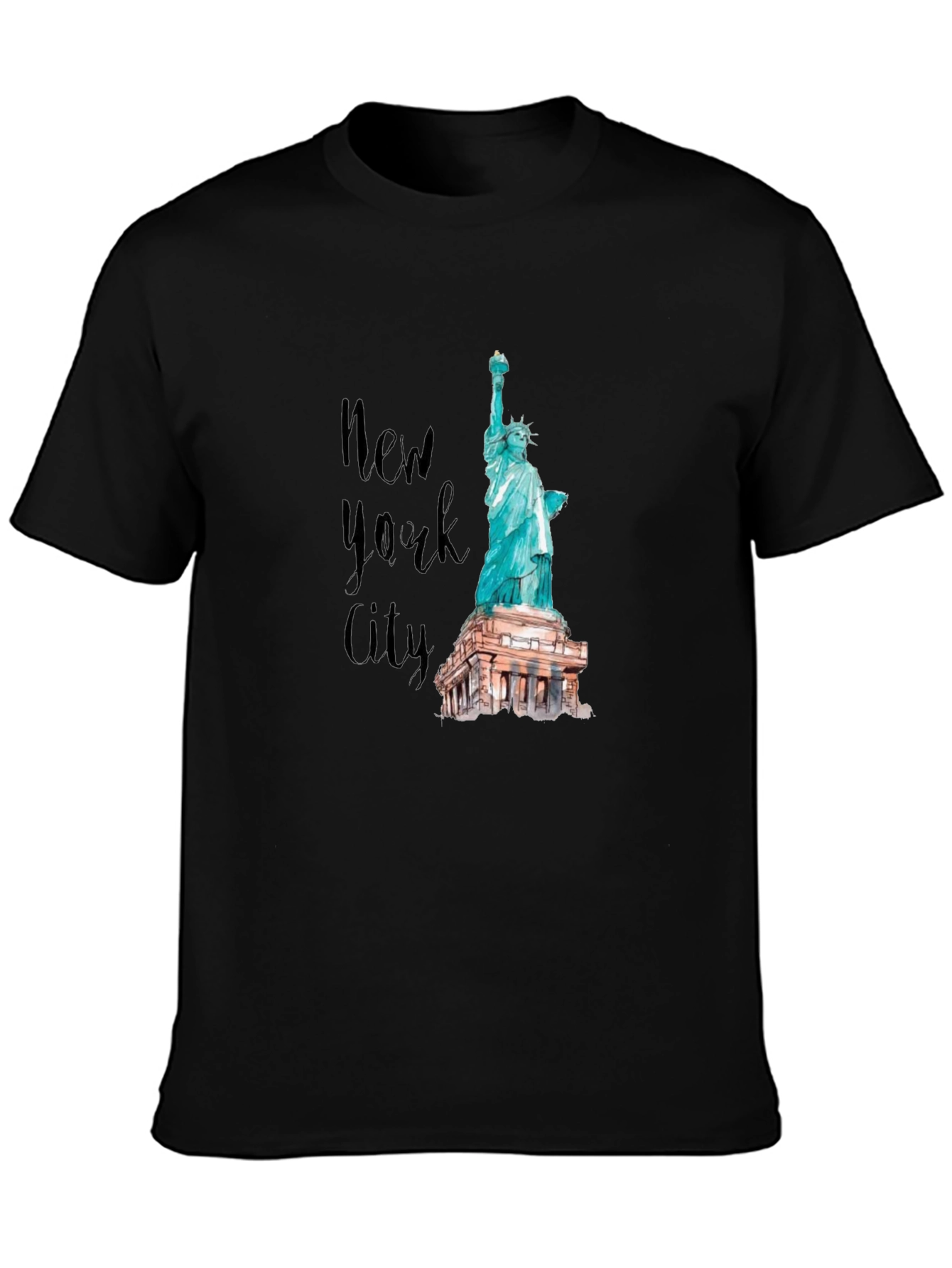New York City Statue of Liberty Graphic T-Shirt