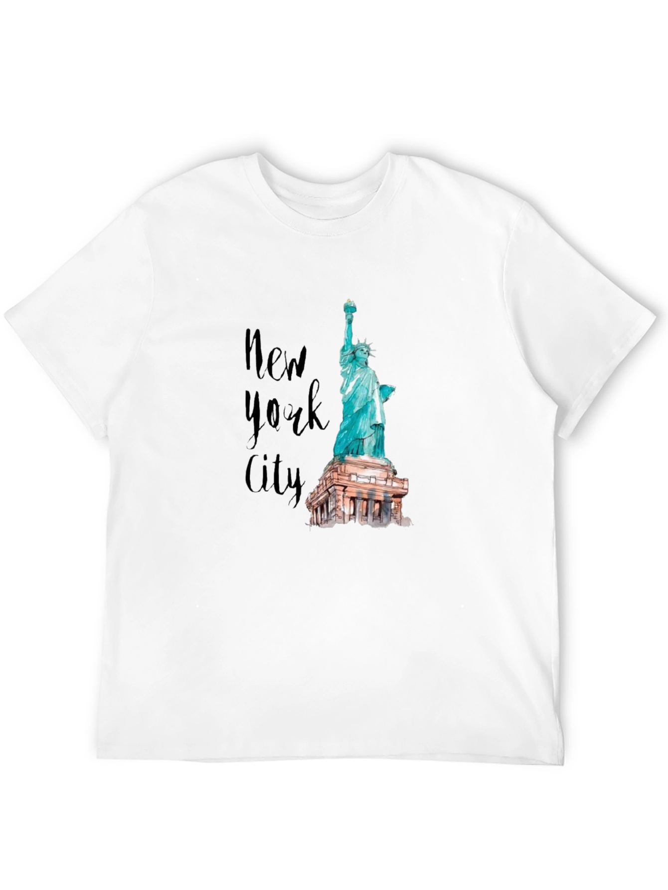 New York City Statue of Liberty Graphic T-Shirt