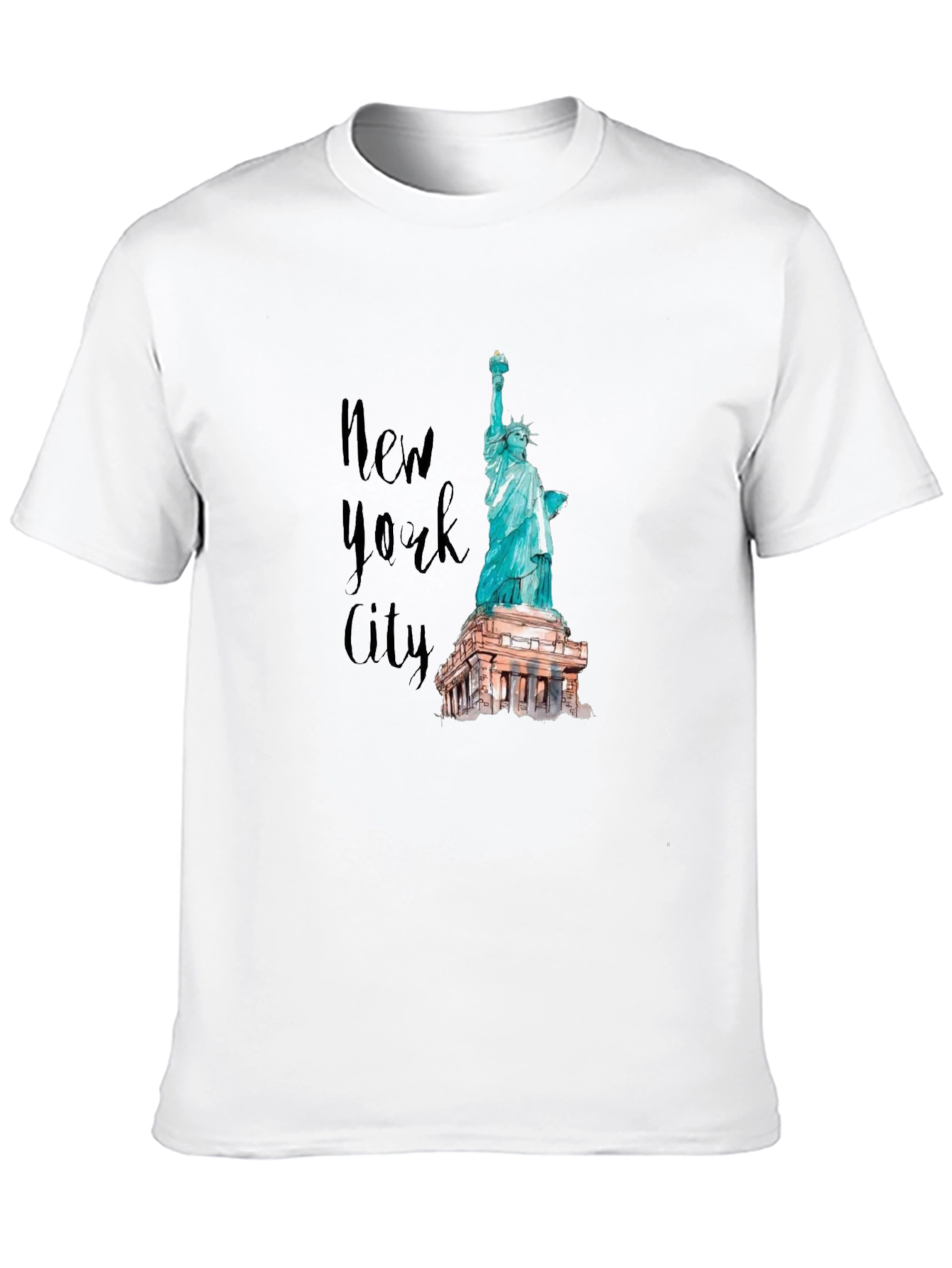 New York City Statue of Liberty Graphic T-Shirt