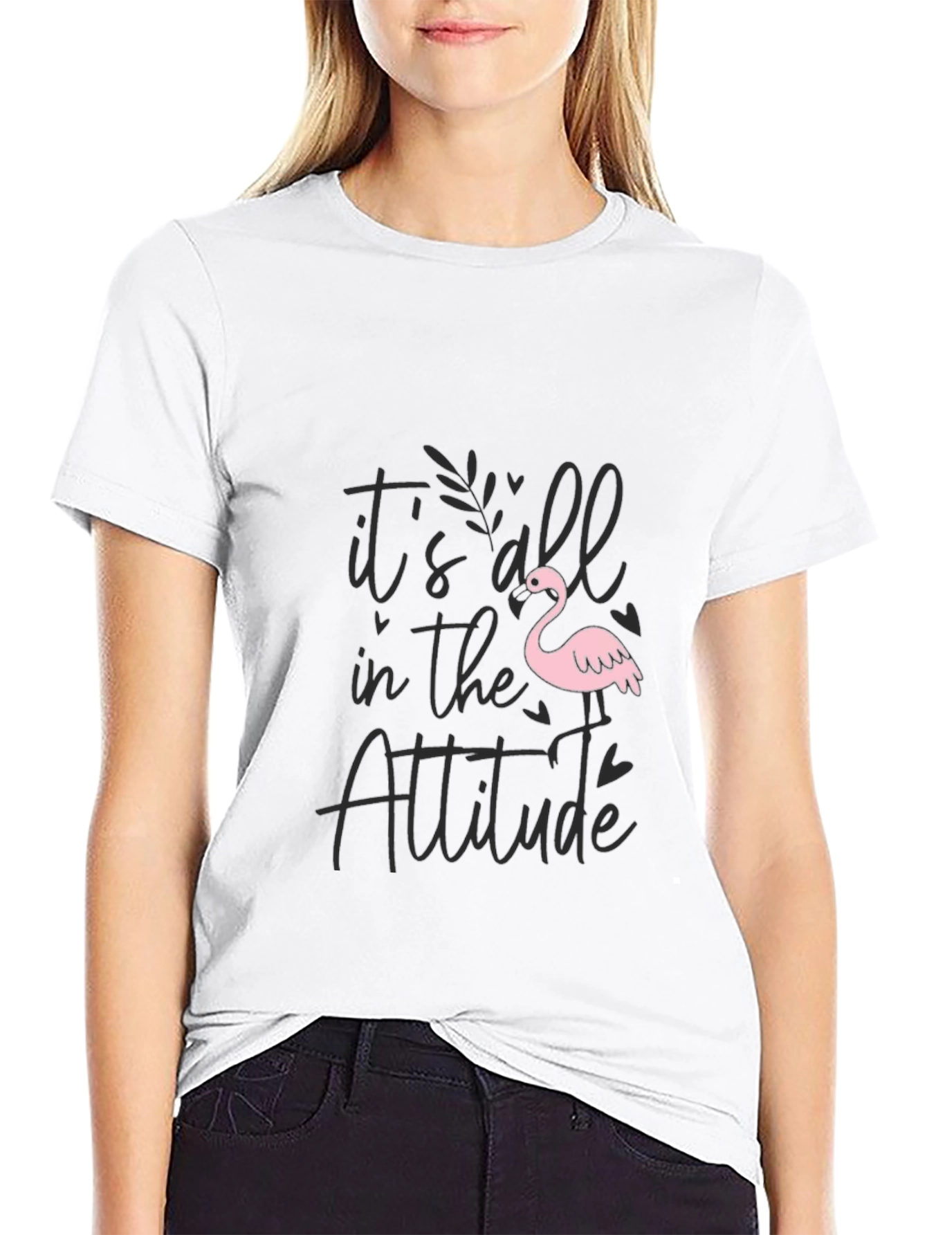 Its All in the Attitude Black T-Shirt
