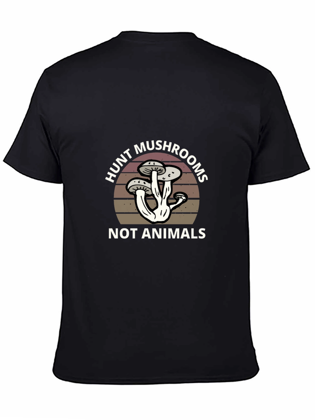 Hunt Mushrooms T-Shirt - Vegan Foraging Apparel