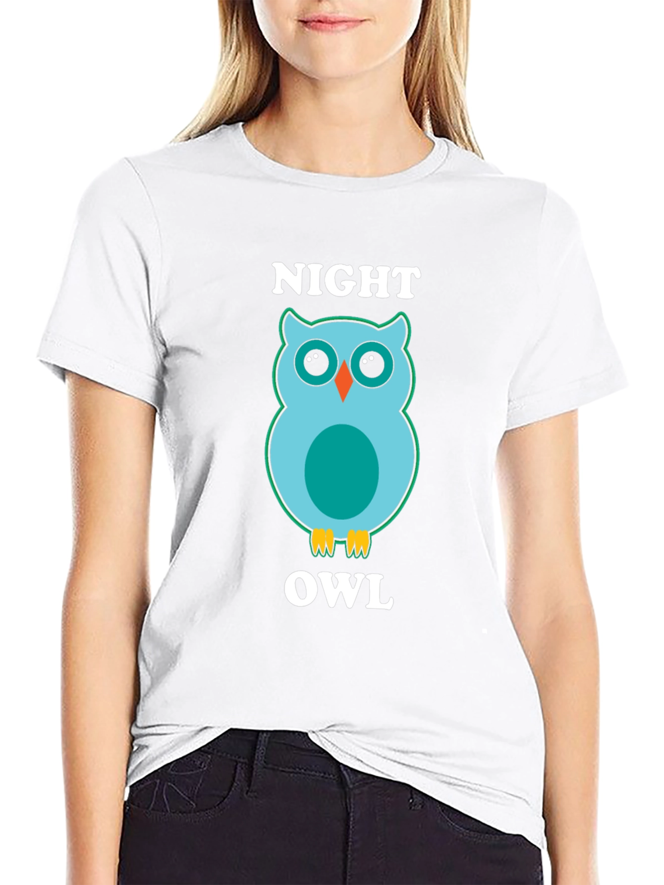 Night Owl Graphic Tee - Soft Cotton Blend