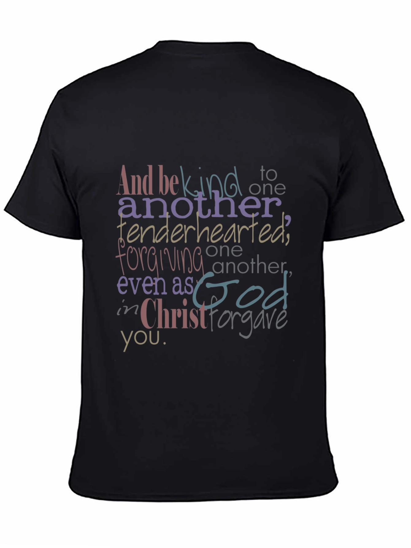 Kindness & Forgiveness Graphic Tee - Black