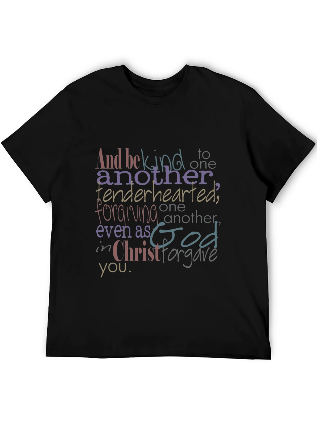 Kindness & Forgiveness Graphic Tee - Black
