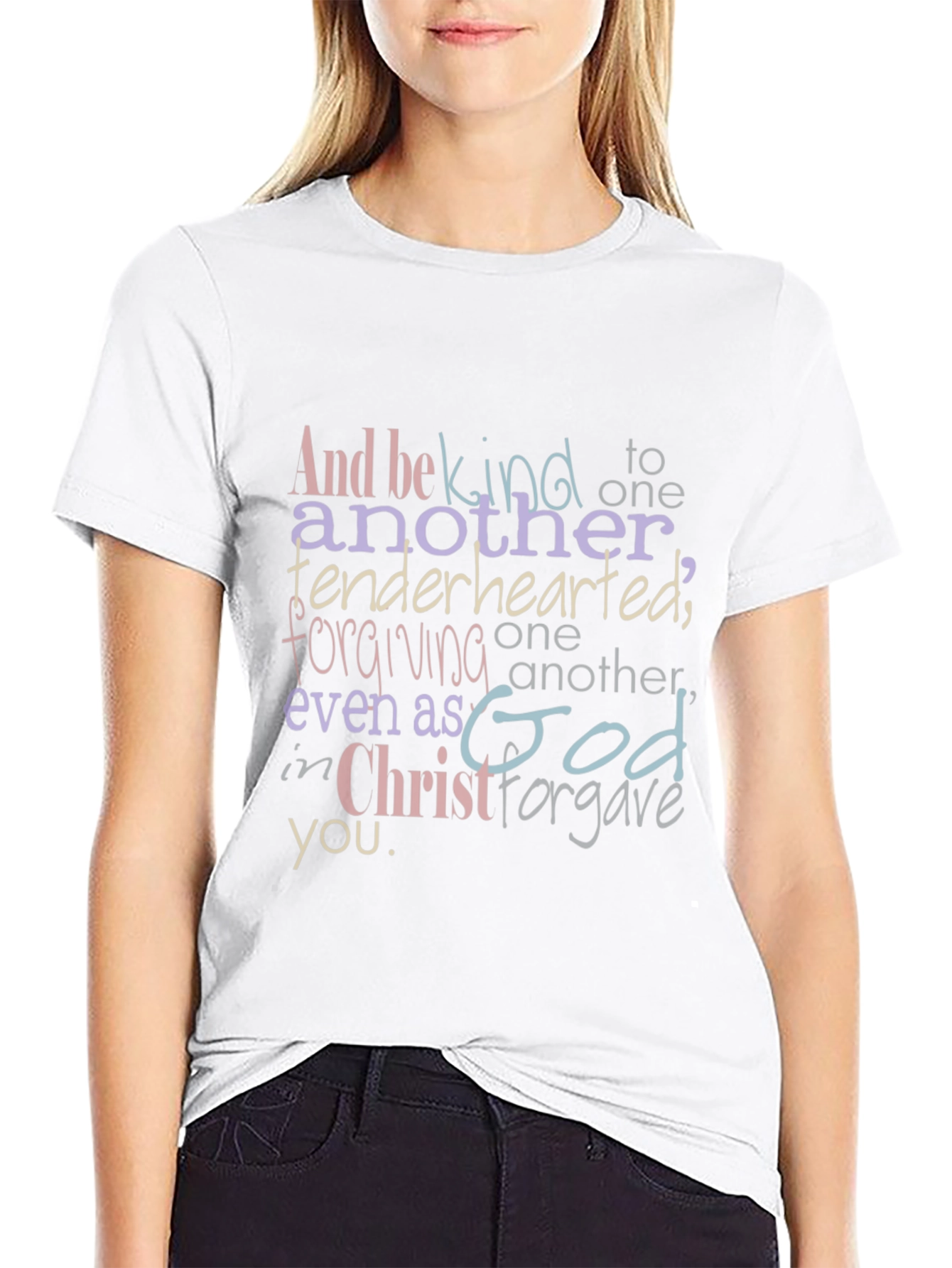 Kindness & Forgiveness Graphic Tee - Black