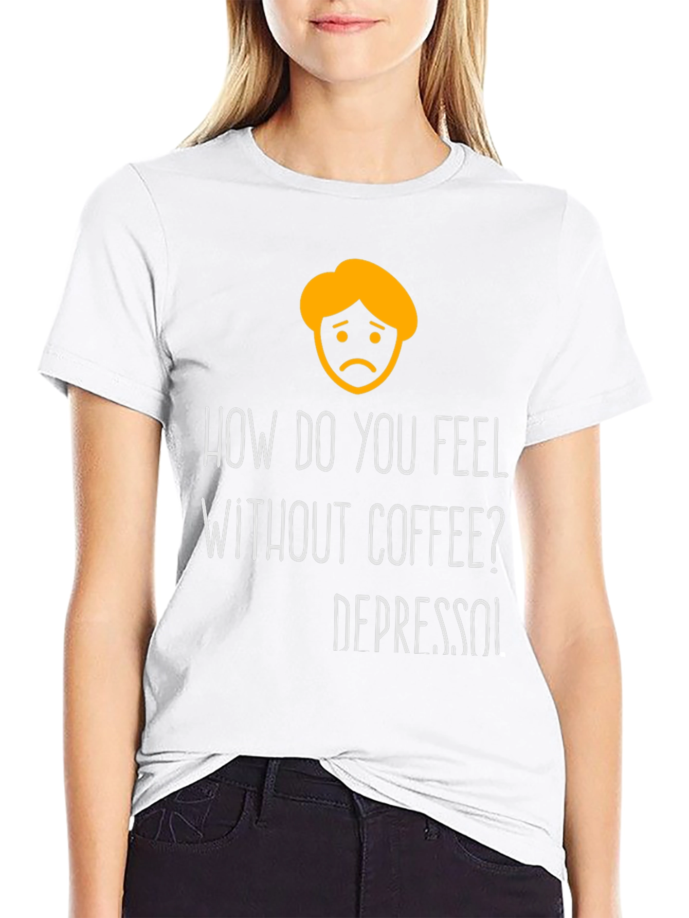 Depresso Funny T-Shirt - Coffee Lover Tee
