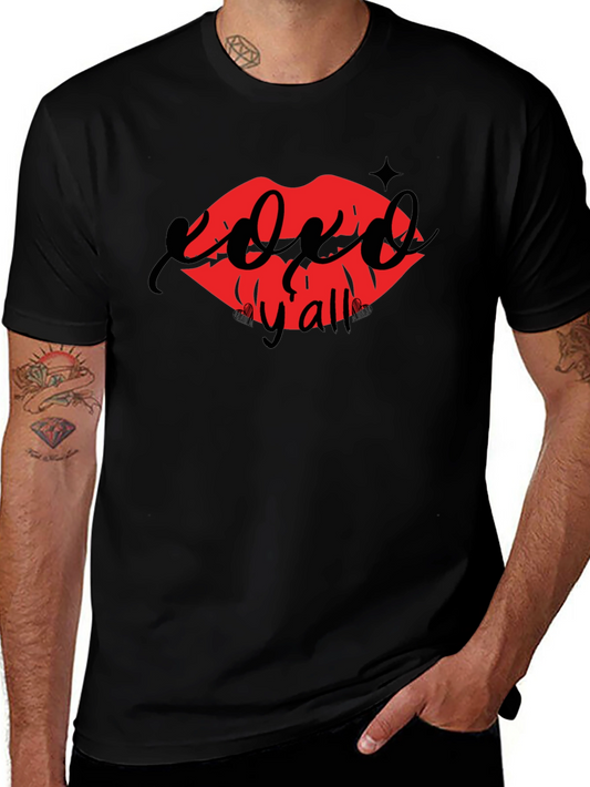 XOXO Yall Lip Print Tee - Casual Chic Style