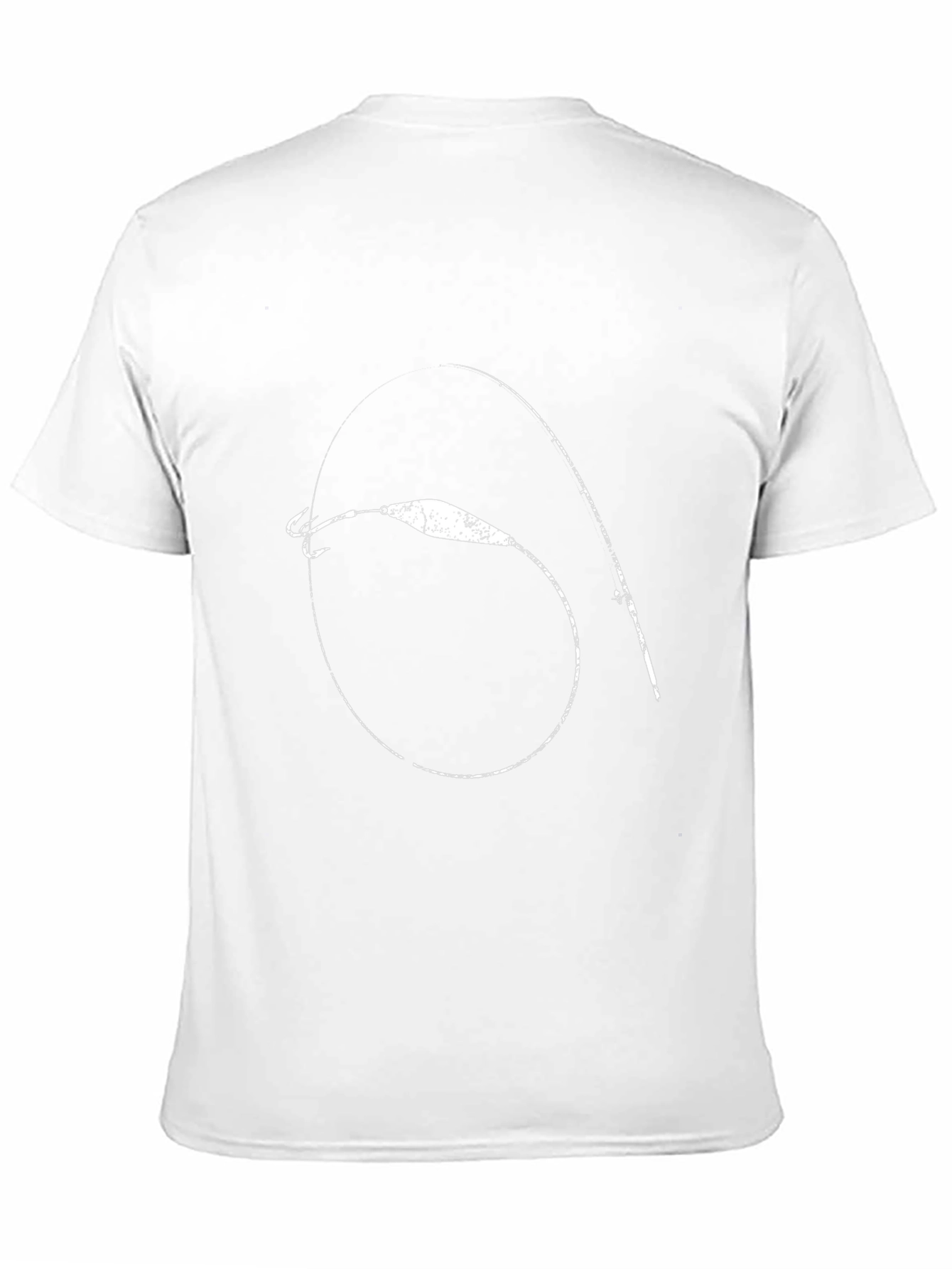 Fishing Lure Graphic Tee - Black Casual Comfort