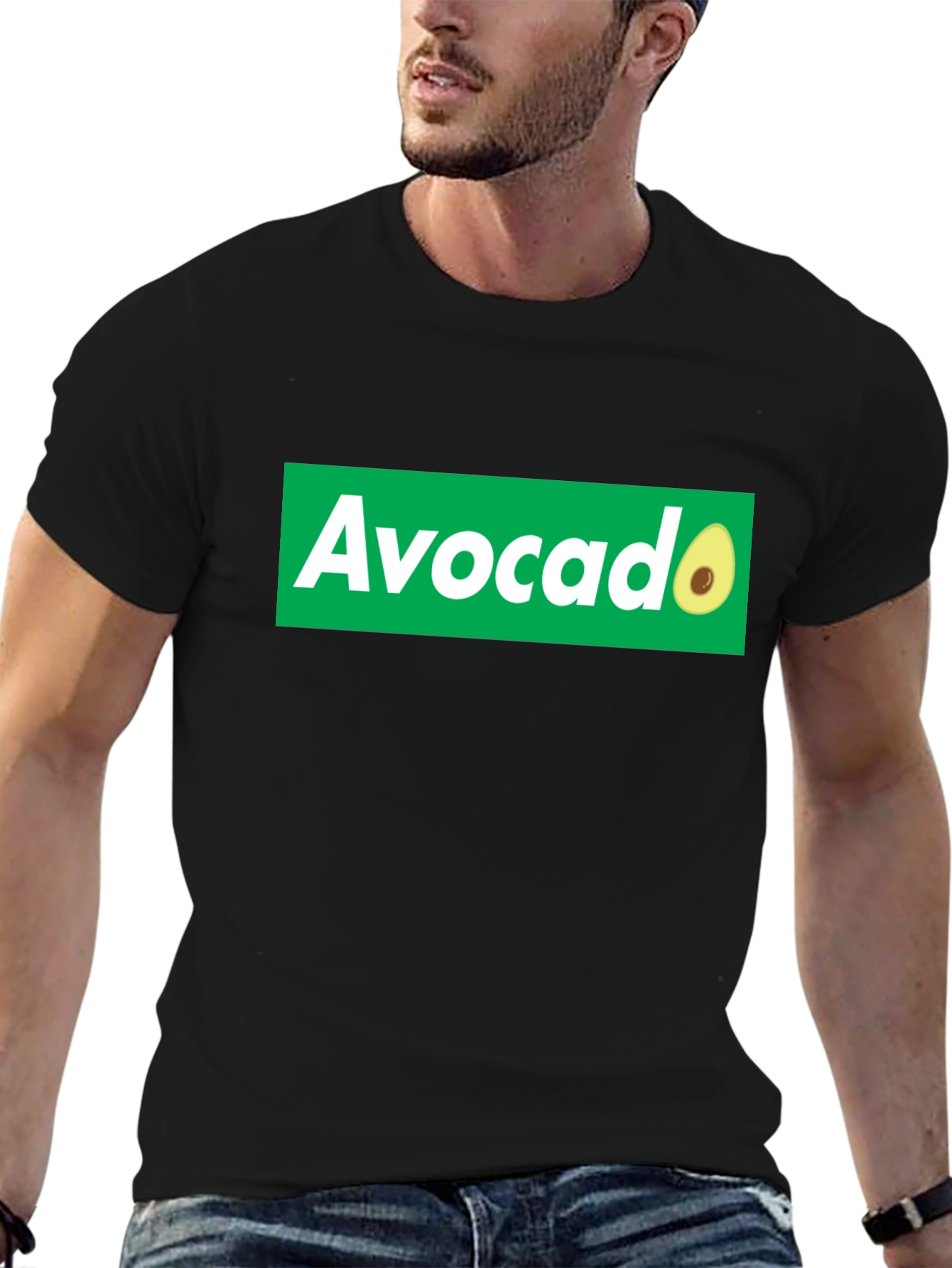 Avocado Graphic Tee - Trendy Fruit Lover T-Shirt