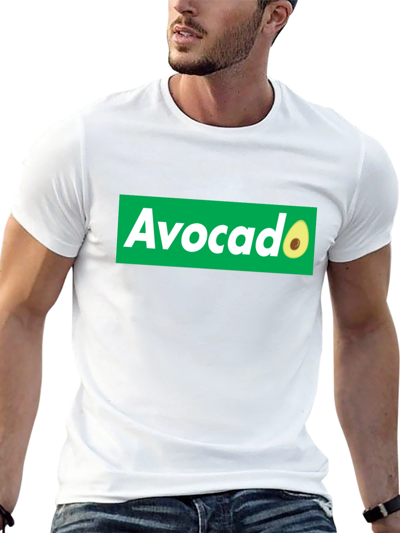 Avocado Graphic Tee - Trendy Fruit Lover T-Shirt