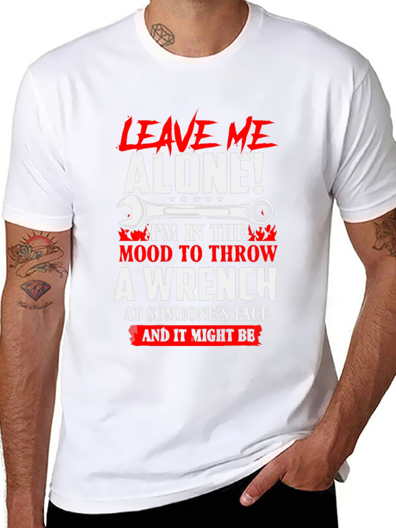 Leave Me Alone Wrench T-Shirt