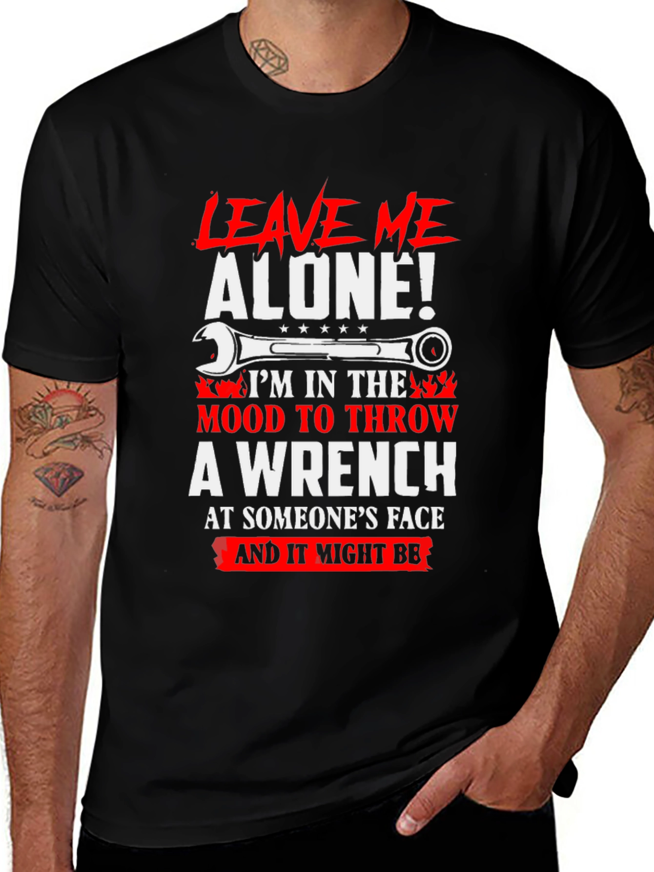 Leave Me Alone Wrench T-Shirt
