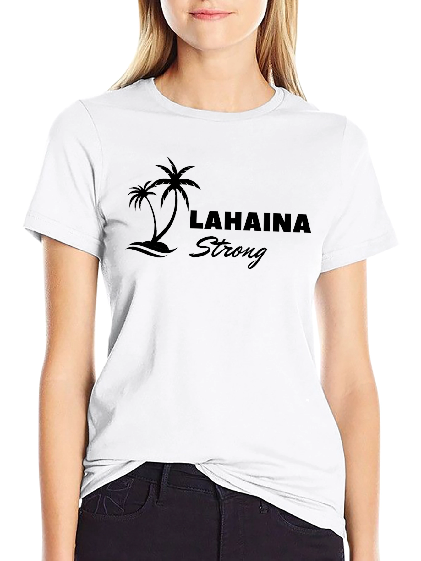 Lahaina Strong Black Graphic Tee