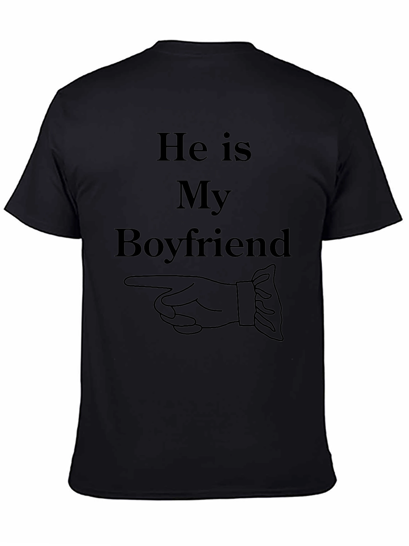 He is My Boyfriend T-Shirt Funny Couples Tee