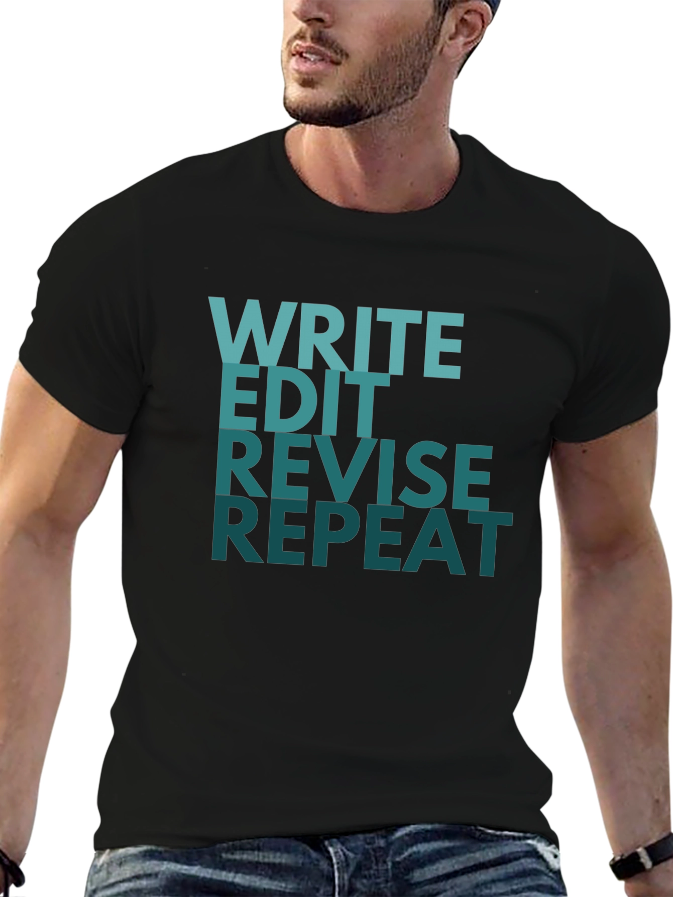 Write Edit Revise Repeat T-Shirt