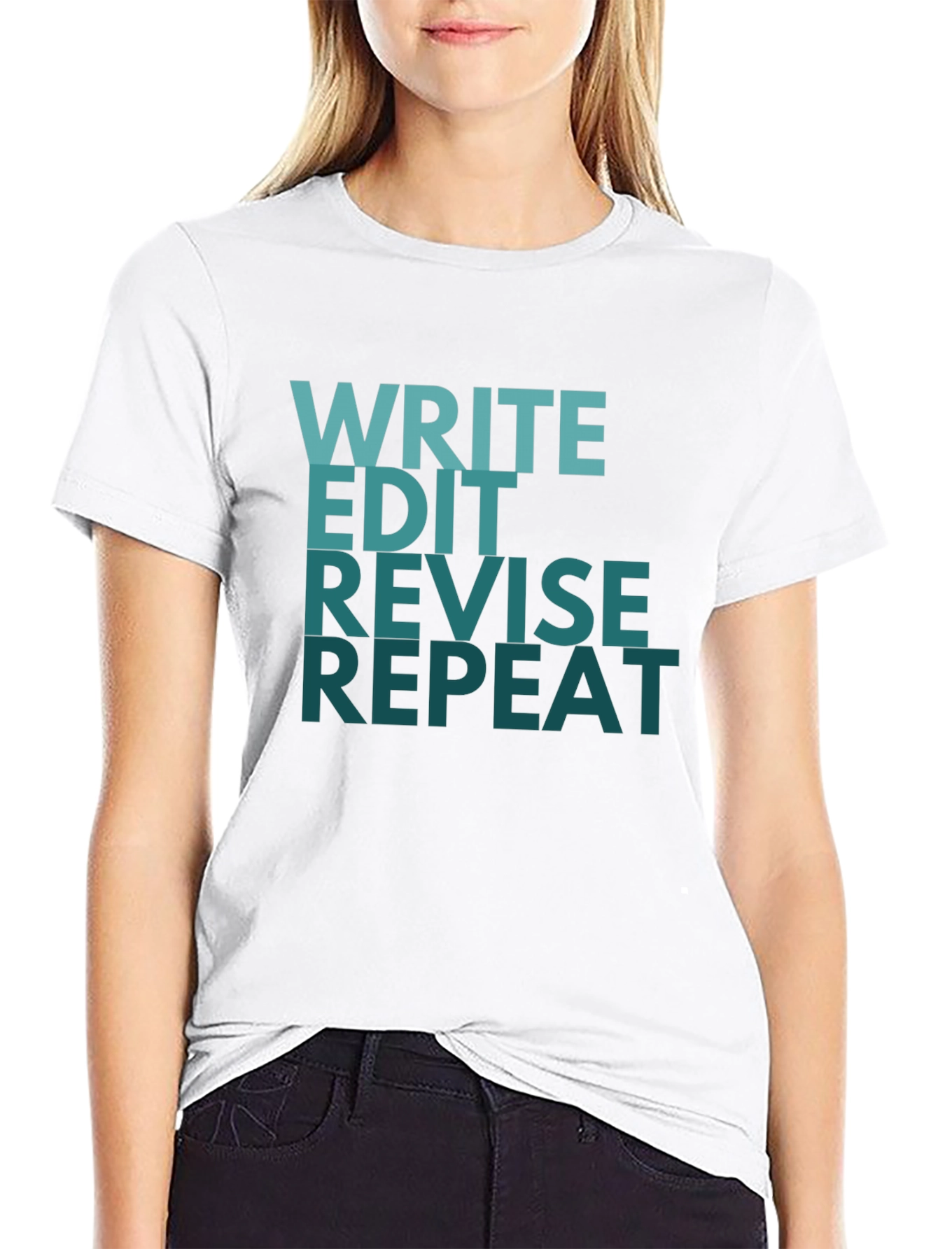 Write Edit Revise Repeat T-Shirt