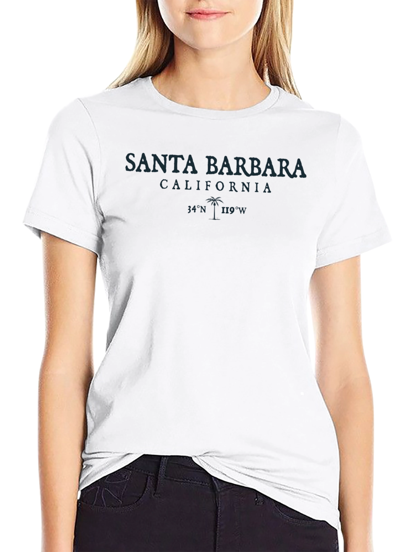 Santa Barbara California Graphic T-Shirt