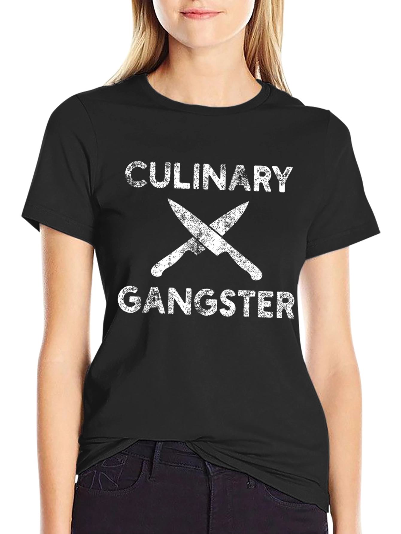 Culinary Gangster Graphic Tee - Chef Humor T-Shirt