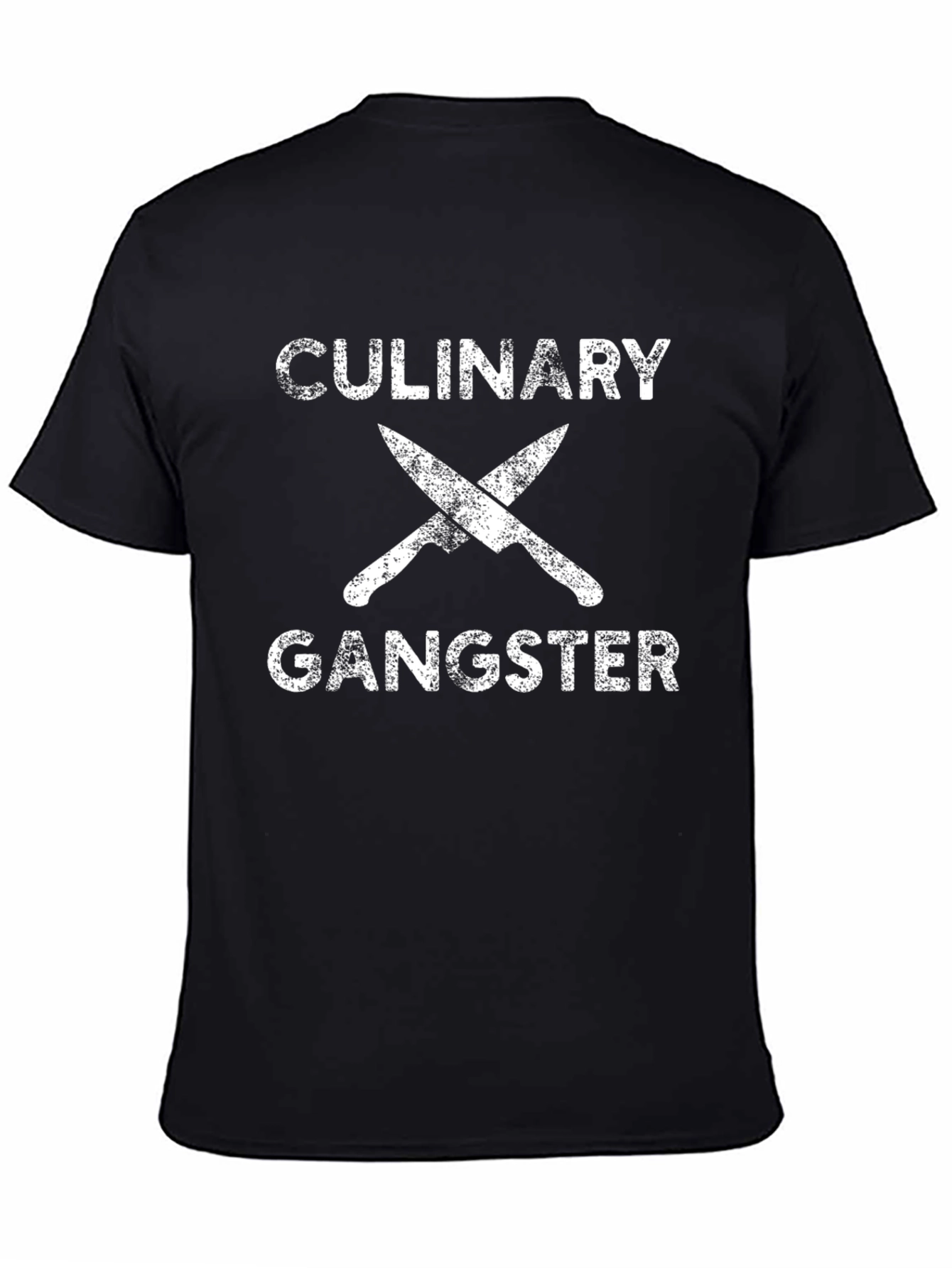 Culinary Gangster Graphic Tee - Chef Humor T-Shirt