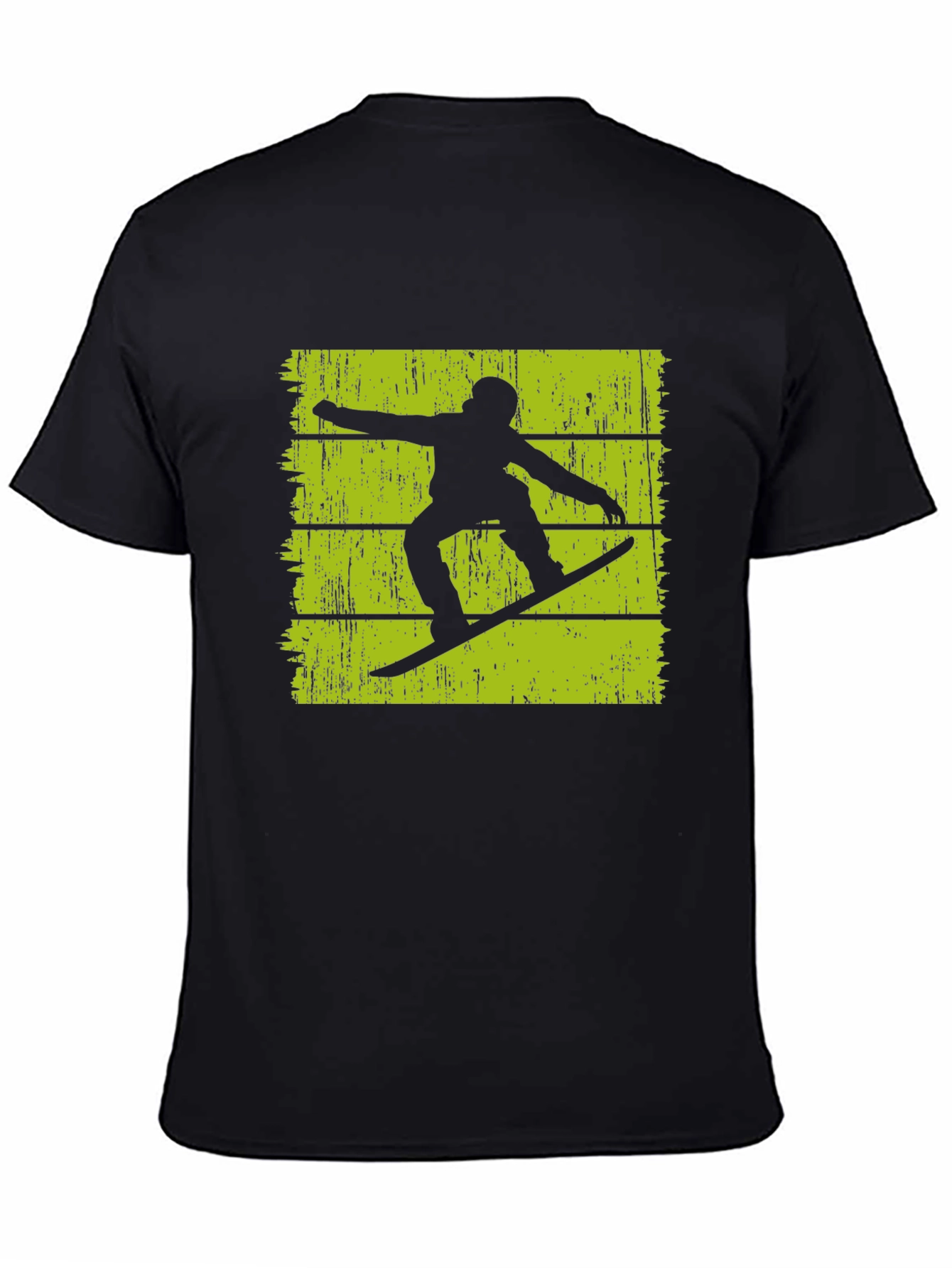 Cool Snowboarder Graphic Tee - Black