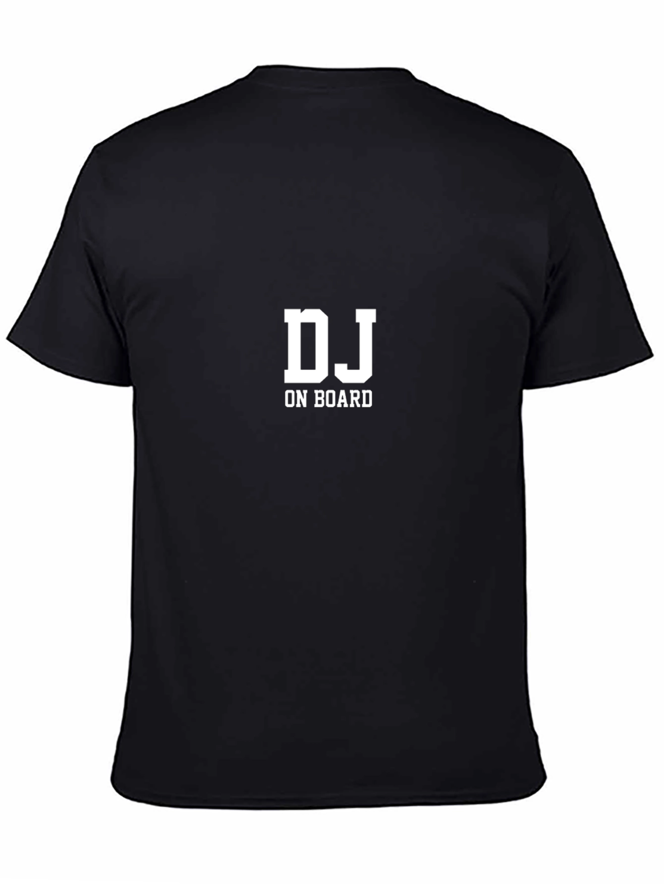DJ On Board Black Crew Neck T-Shirt